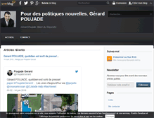 Tablet Screenshot of gerardpoujade.net